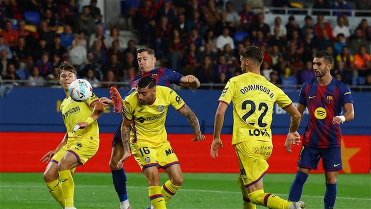 رجل مباراة برشلونة وخيتافي في الدوري الإسباني