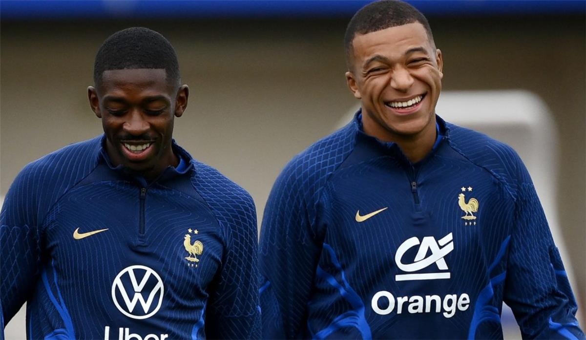 مبابي يوجه رسالة لـ ديمبلي بعد التتويج بـ الكرة الذهبية