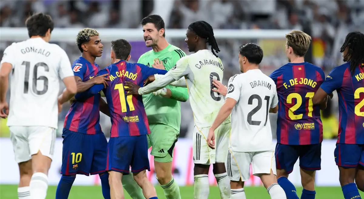 رقم صادم في مباراة الكلاسكيو بين ريال مدريد وبرشلونة