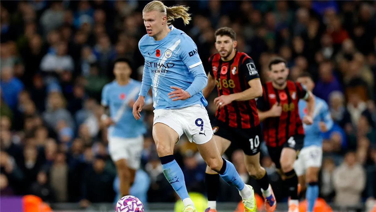 فيديو | هالاند يسجل كالعادة ومانشستر سيتي يزيح بورنموث عن وصافة الدوري الإنجليزي