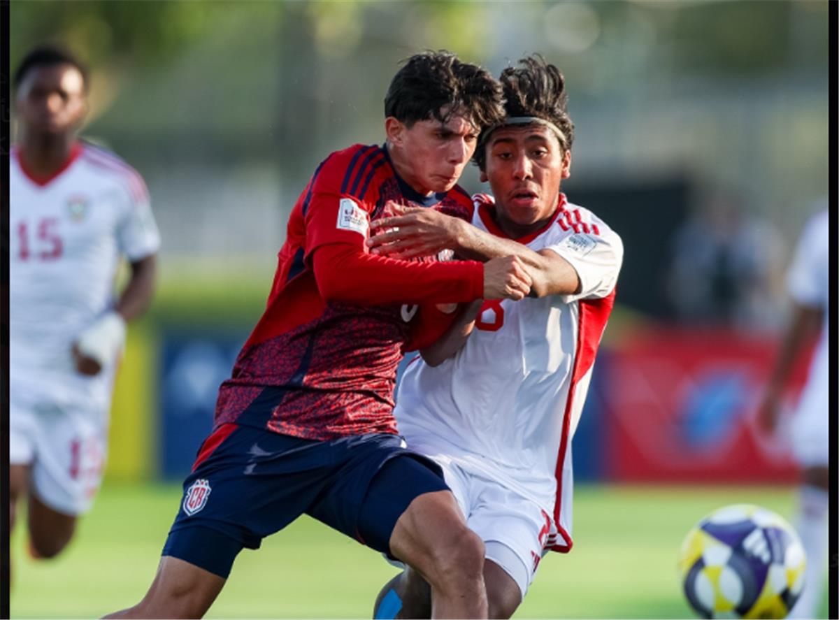 منتخب الإمارات يتعادل مع كوستاريكا في مستهل مشواره بكأس العالم تحت 17 عامًا