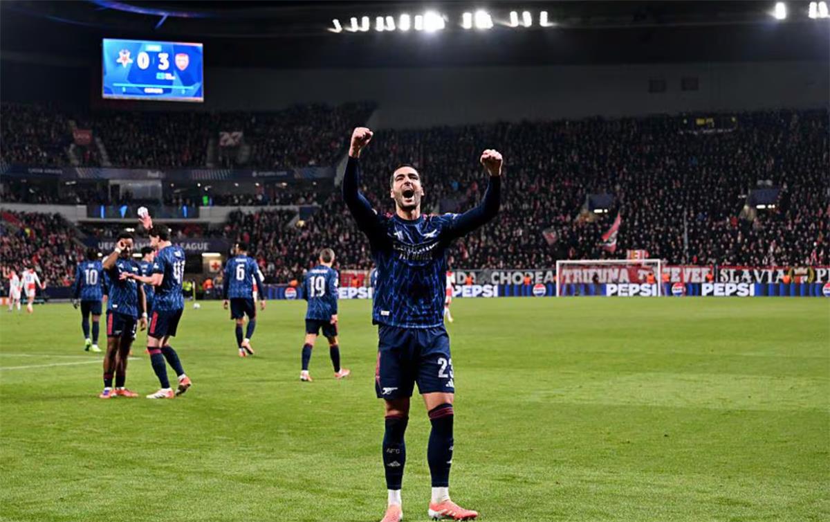 فيديو | آرسنال يهزم سلافيا براج بثلاثية ويتصدر ترتيب دوري أبطال أوروبا