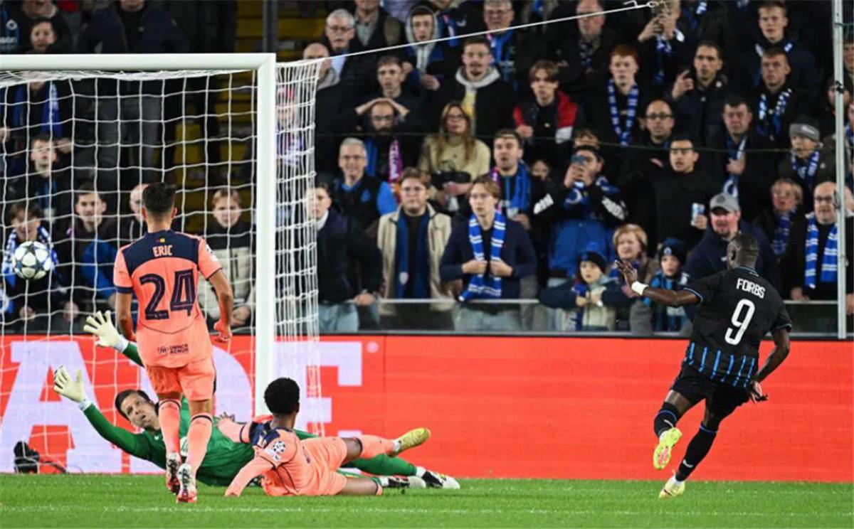 رجل مباراة برشلونة وكلوب بروج في دوري أبطال أوروبا