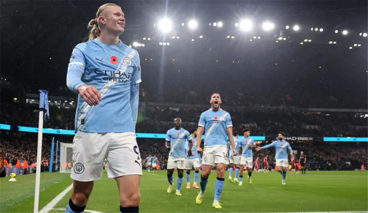 ترتيب هدافي الدوري الإنجليزي بعد هدف هالاند في مباراة مانشستر سيتي وليفربول