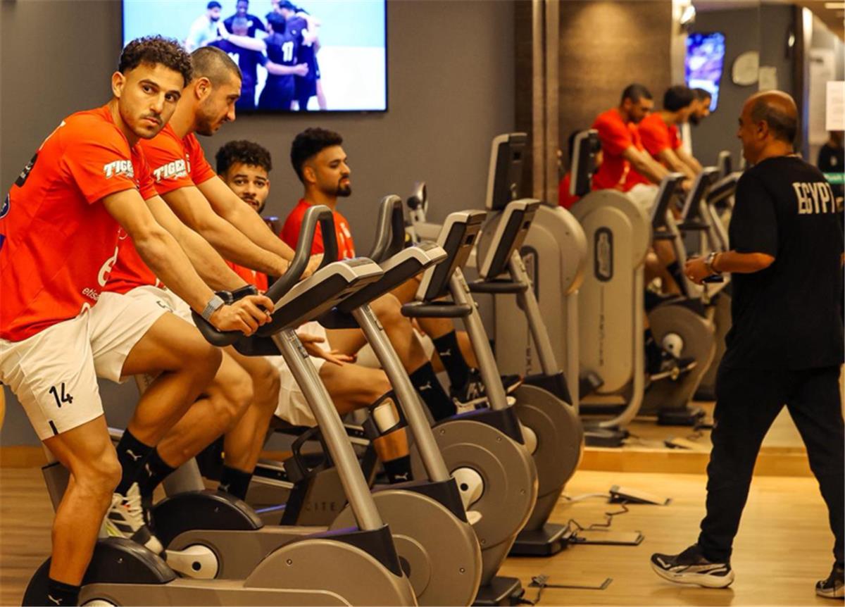 تدريبات استشفائية لمنتخب مصر استعدادًا لودية أوزبكستان