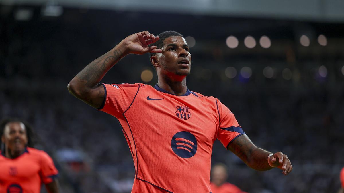 أموريم يتخذ قرارًا بشأن عودة راشفورد من برشلونة إلى مانشستر يونايتد