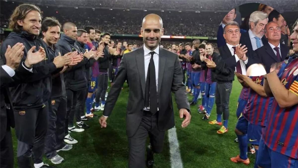 جوارديولا يوضح موقفه من تولي رئاسة برشلونة 