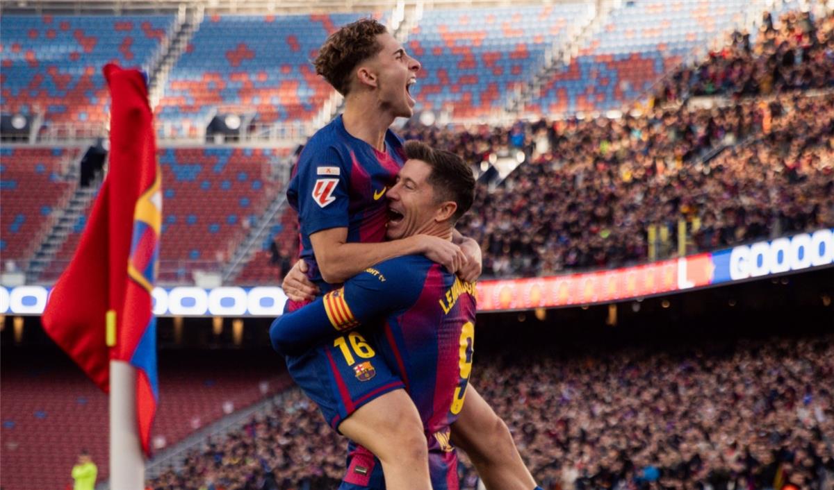 فيديو | في ليلة عودة رافينها وجارسيا.. برشلونة يقفز لصدارة الليجا برباعية أمام أتلتيك بلباو