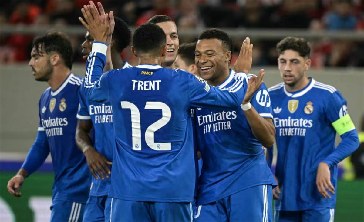 رجل مباراة ريال مدريد وأولمبياكوس في دوري أبطال أوروبا