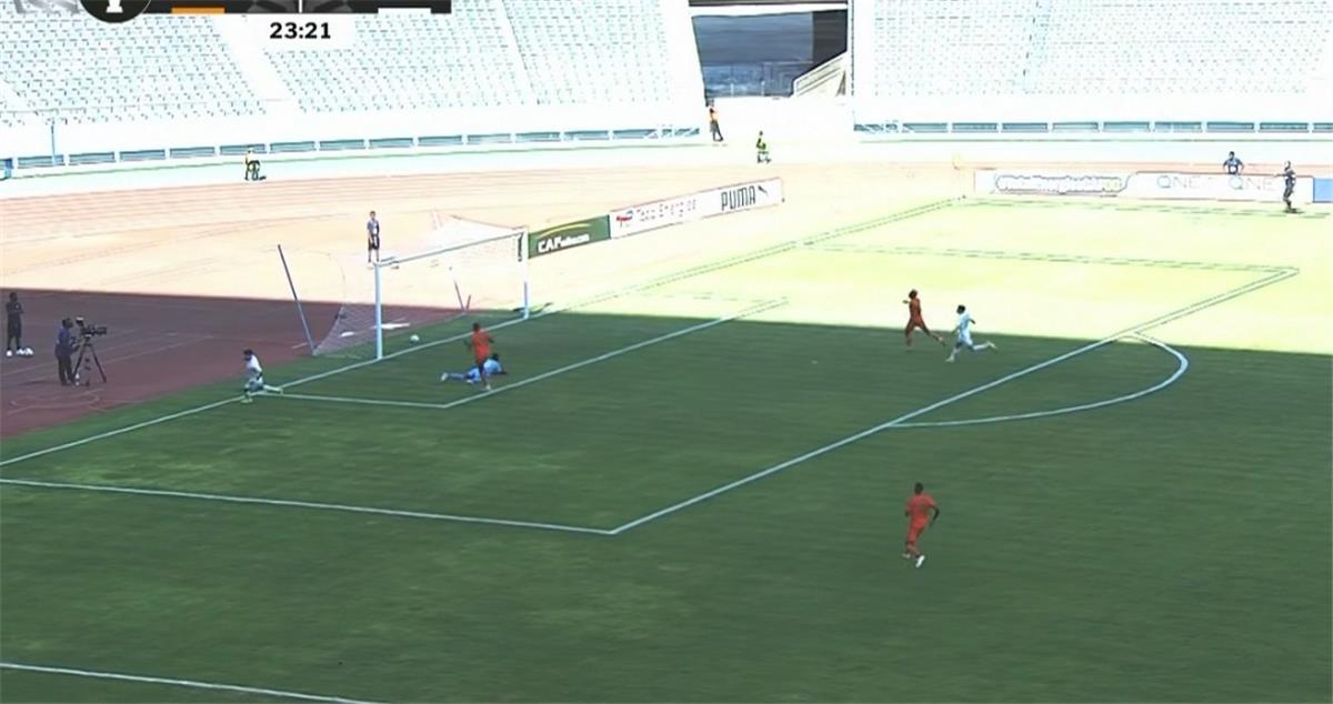 فيديو | منذر طمين يسجل هدف المصري الثاني أمام زيسكو