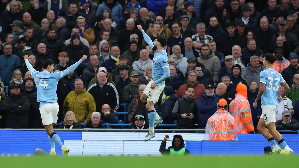فيديو | جفارديول يسجل هدف مانشستر سيتي الثاني أمام ليدز يونايتد