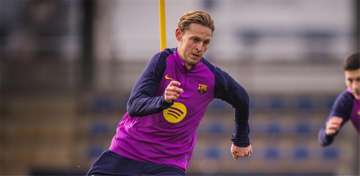 برشلونة يعلن سبب غياب دي يونج عن مباراة برشلونة وأتلتيكو مدريد