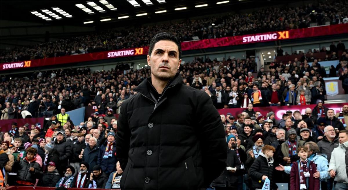 أرتيتا بعد الخسارة القاسية أمام أستون فيلا: تقبل الهزيمة صعب وما حدث مؤلم 