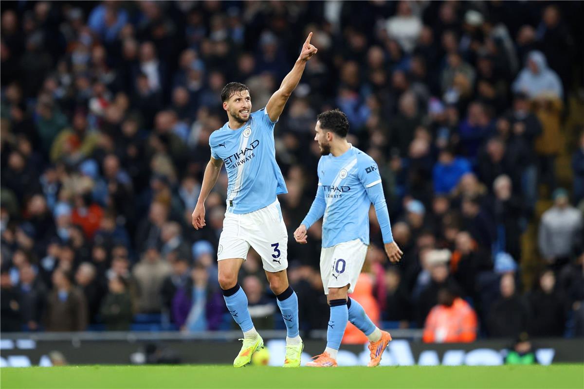 فيديو | صاروخية.. روبن دياز يسجل هدف مانشستر سيتي الأول أمام سندرلاند