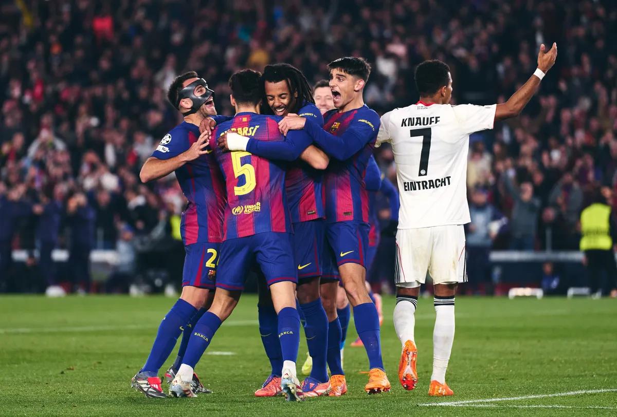 فرص برشلونة في التأهل إلى دور الـ16 من دوري أبطال أوروبا بعد الفوز على آينتراخت فرانكفورت