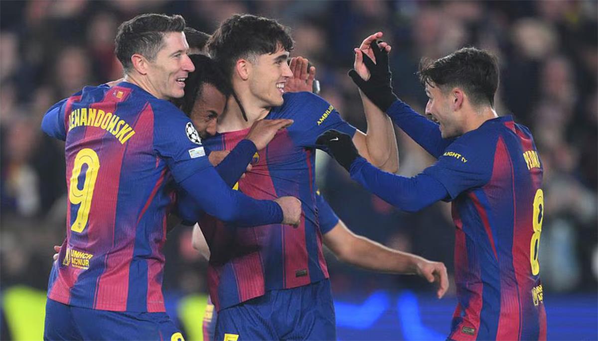 مباريات برشلونة المتبقية في دوري أبطال أوروبا بعد الفوز على آينتراخت فرانكفورت