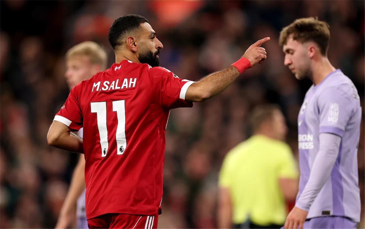 ماذا قدم محمد صلاح في مباراة ليفربول وبرايتون بـ الدوري الإنجليزي؟