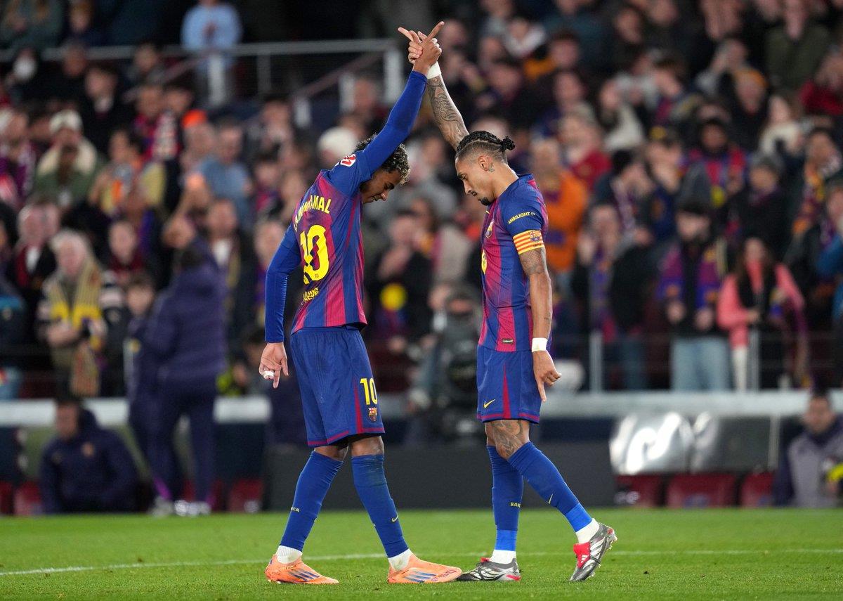 فيديو | رافينها يتألق ويقود برشلونة لتخطي أوساسونا بثنائية في الدوري الإسباني