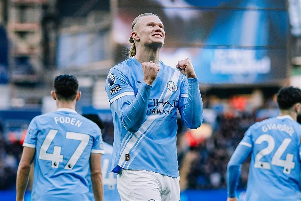 فيديو | هالاند يسجل هدف مانشستر سيتي الأول أمام وست هام