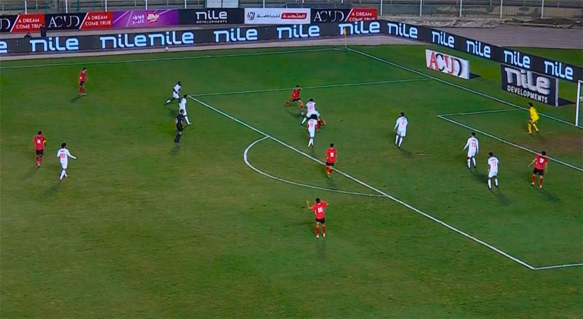 فيديو.. محمد بيومي يسجل هدف تعادل حرس الحدود أمام الزمالك