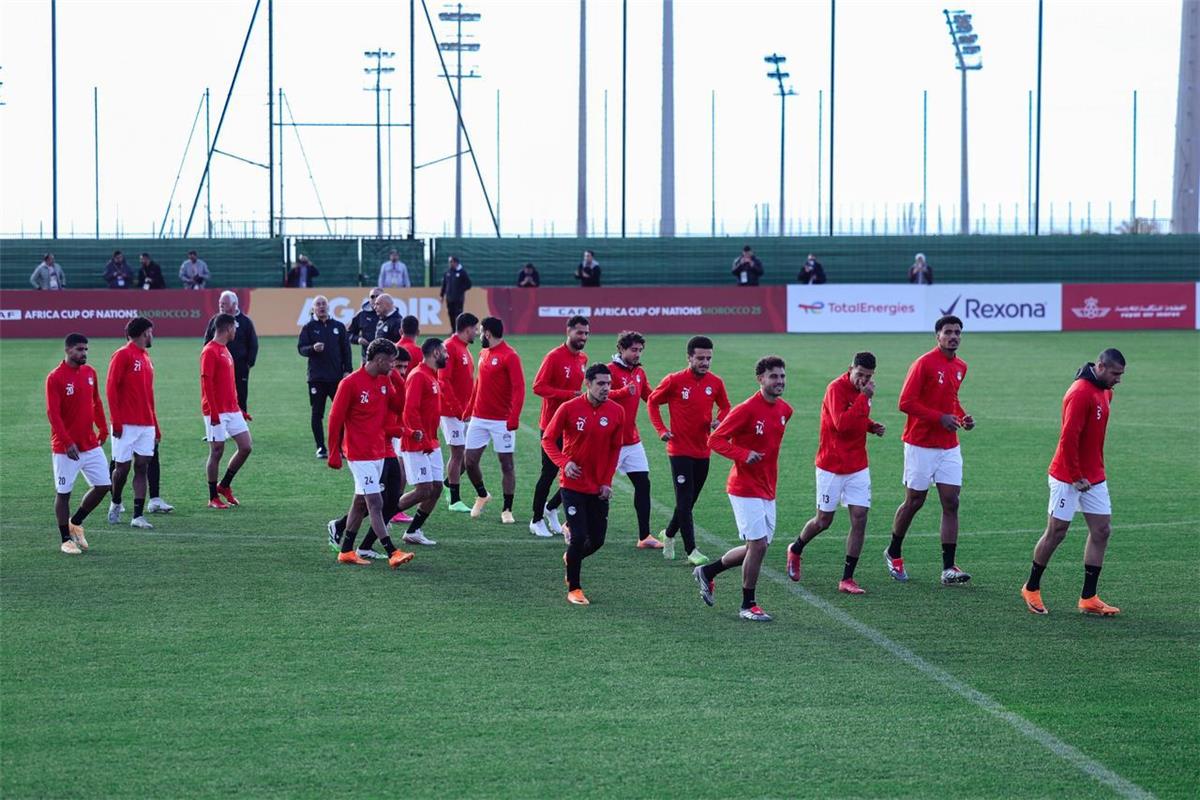 منتخب مصر ينهي استعداداته لمواجهة أنجولا في كأس أمم إفريقيا