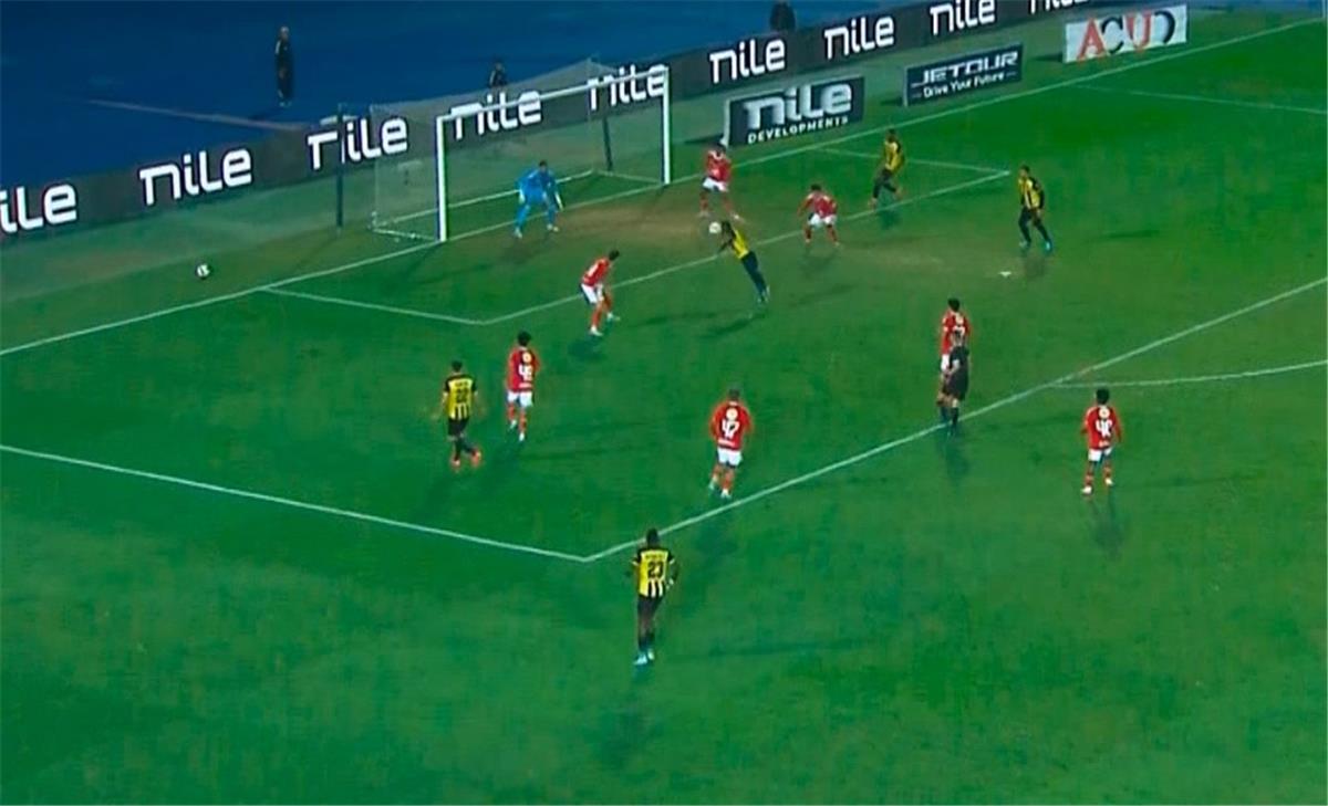 فيديو | جواكيم أوجيرا يسجل هدف المقاولون العرب الثاني أمام الأهلي