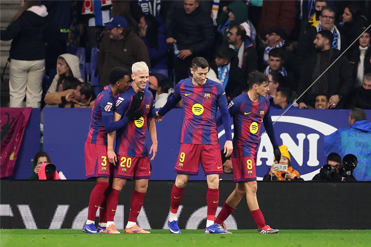 ترتيب هدافي الدوري الإسباني بعد هدف ليفاندوفسكي في مباراة برشلونة وإسبانيول