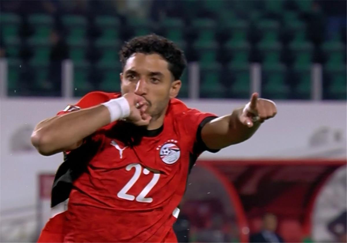 فيديو | عمر مرموش يسجل هدف منتخب مصر الأول أمام كوت ديفوار