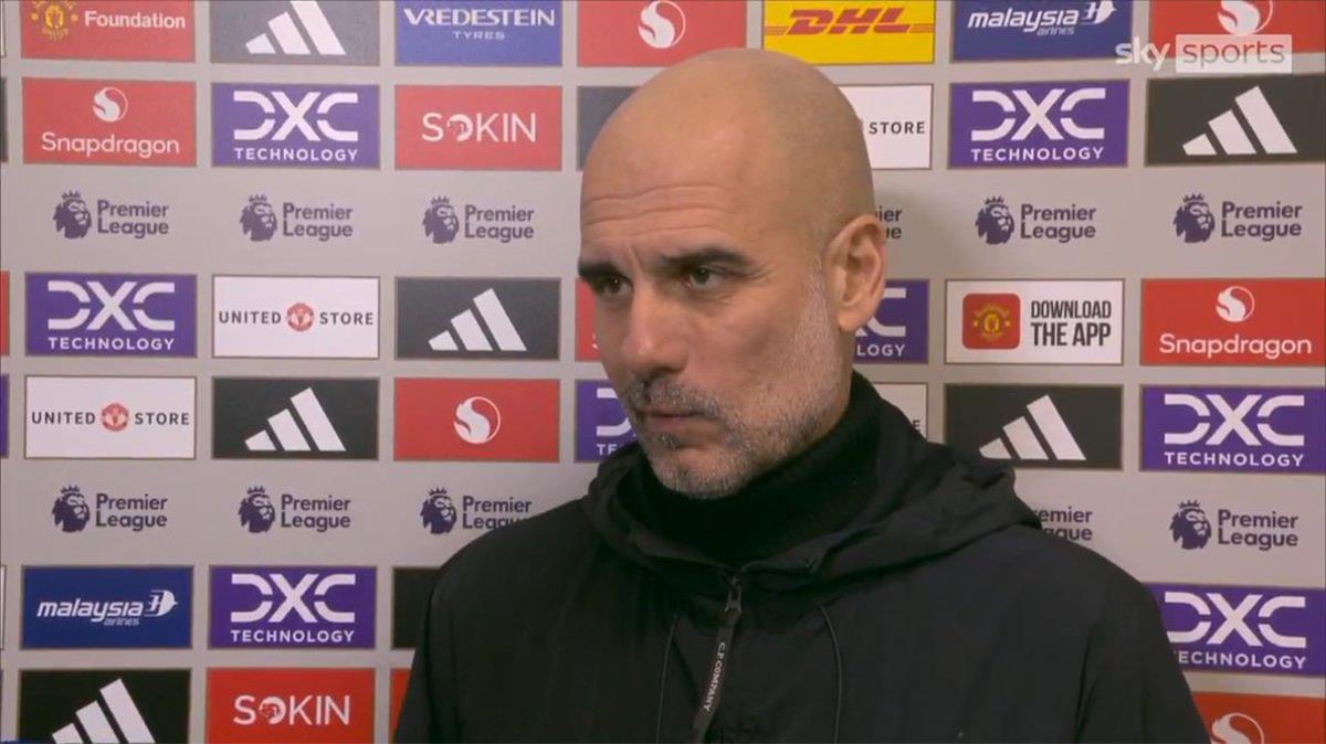 جوارديولا بعد الخسارة أمام مانشستر يونايتد: لم نقم بأي حركة للفوز