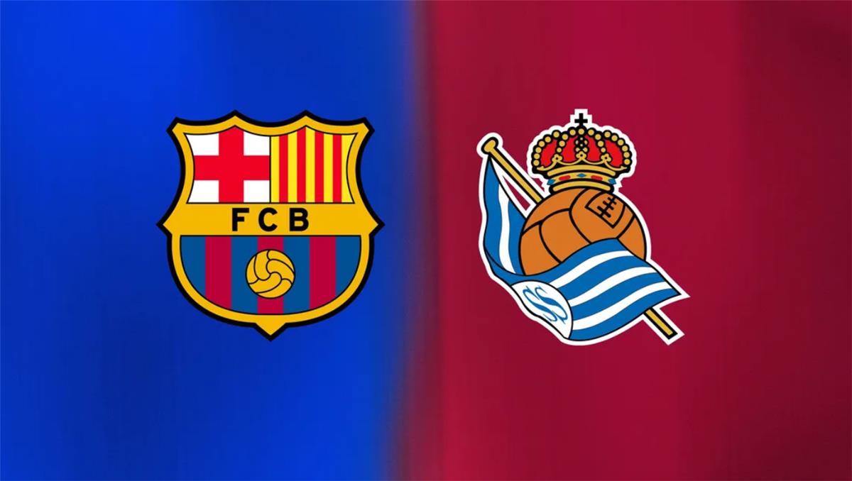 موعد والقناة الناقلة لمباراة برشلونة وريال سوسيداد اليوم في الدوري الإسباني.. والمعلق