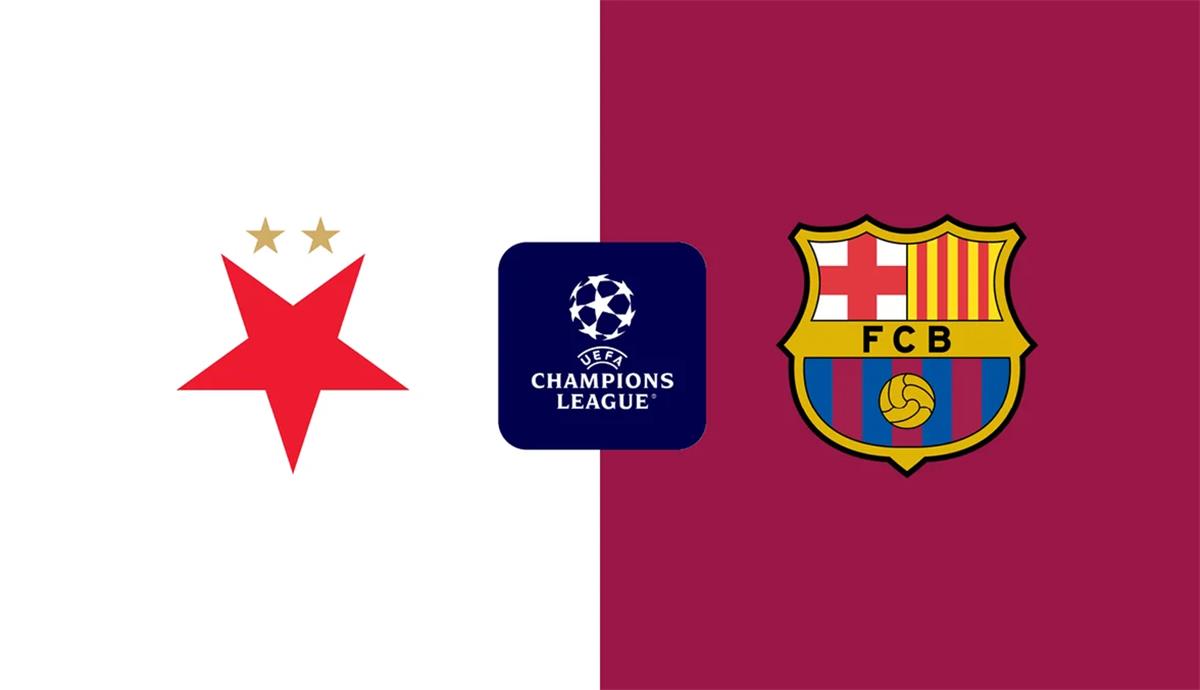 موعد والقناة الناقلة لمباراة برشلونة وسلافيا براج اليوم في دوري أبطال أوروبا.. والمعلق