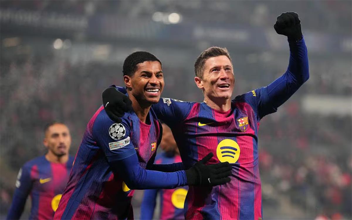 مباراة برشلونة المتبقية في دوري أبطال أوروبا بعد الفوز على سلافيا براج