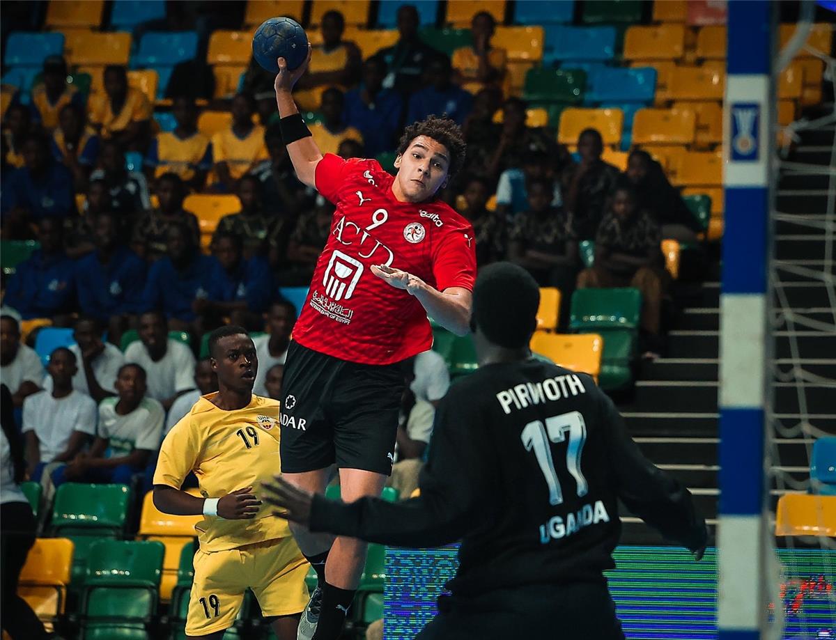 منتخب مصر يكتسح أوغندا 5413 في كأس أمم إفريقيا لكرة اليد