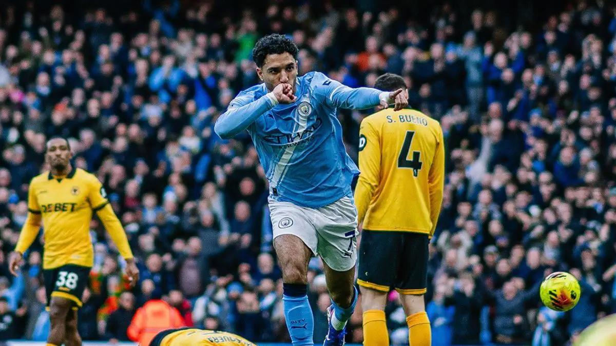 صورة | ردة فعل هالاند بعد هدف مرموش في مباراة مانشستر سيتي وولفرهامبتون