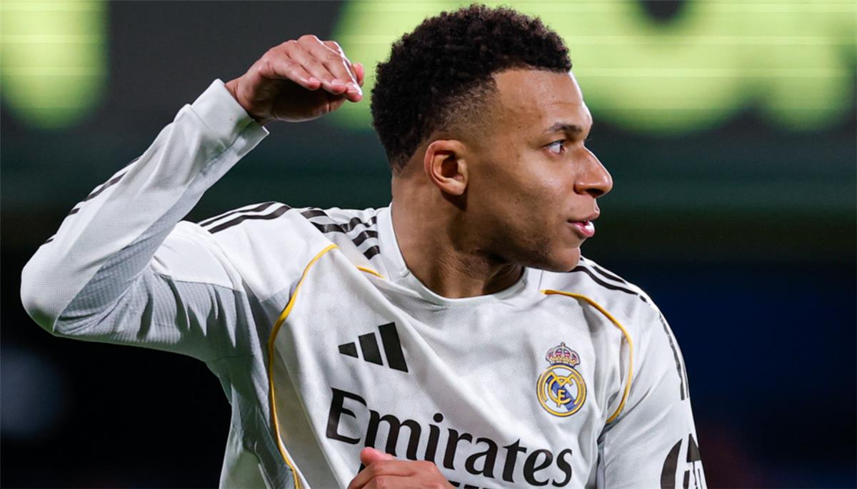 فيديو | على طريقة بانينكا.. مبابي يسجل هدف ريال مدريد الثاني أمام فياريال ورد فعله مع إبراهيم دياز