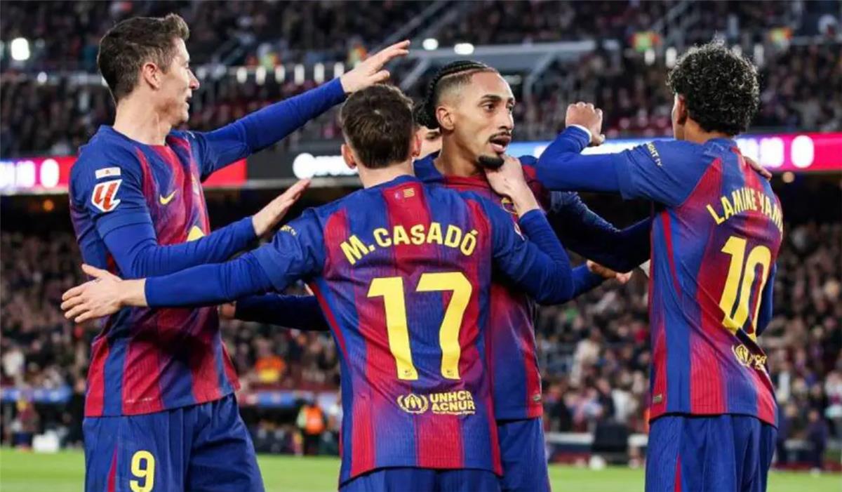 تشكيل برشلونة أمام كوبنهاجن في دوري أبطال أوروبا.. رافينها أساسيًا