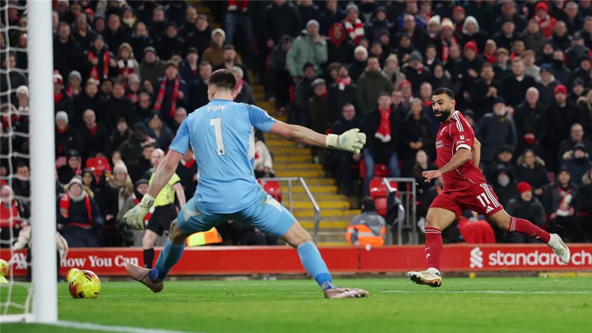 تقييم محمد صلاح في مباراة ليفربول ونيوكاسل بالدوري الإنجليزي