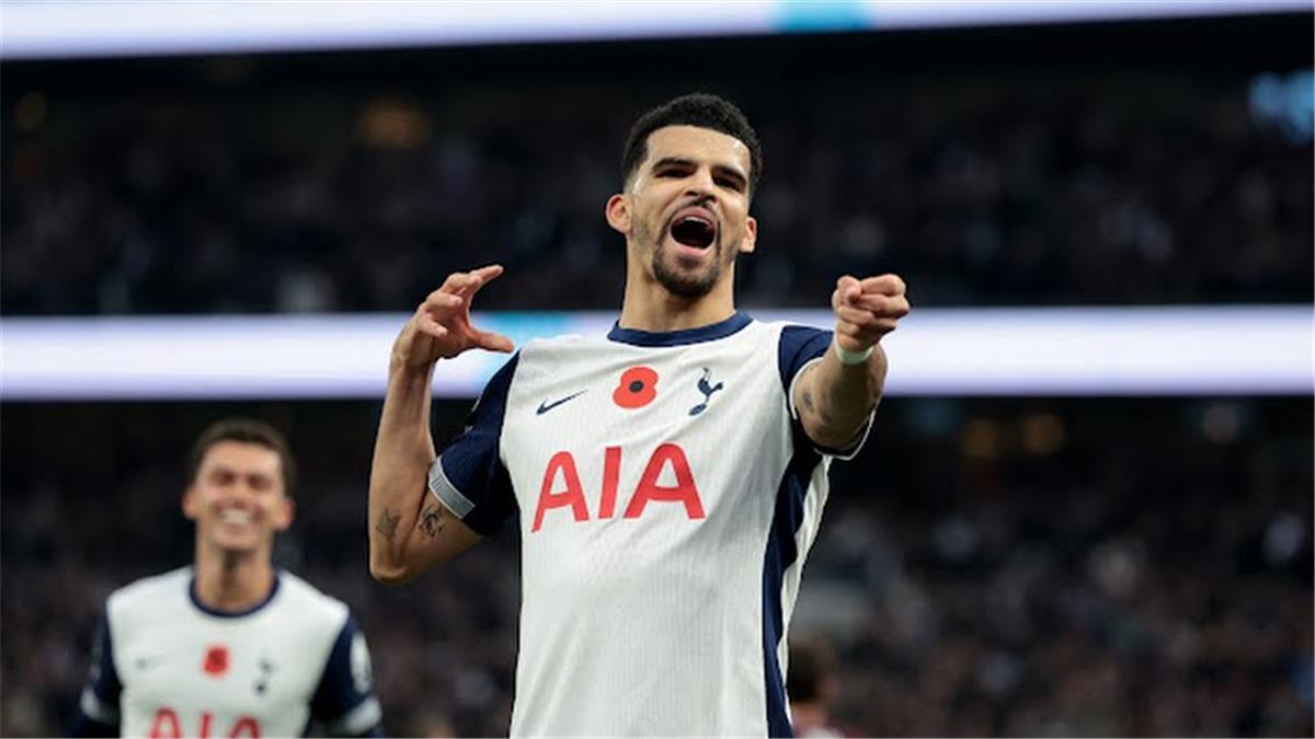 فيديو | سولانكي يسجل هدفًا أسطوريًا بـالكعب ويتعادل لـ توتنهام أمام مانشستر سيتي