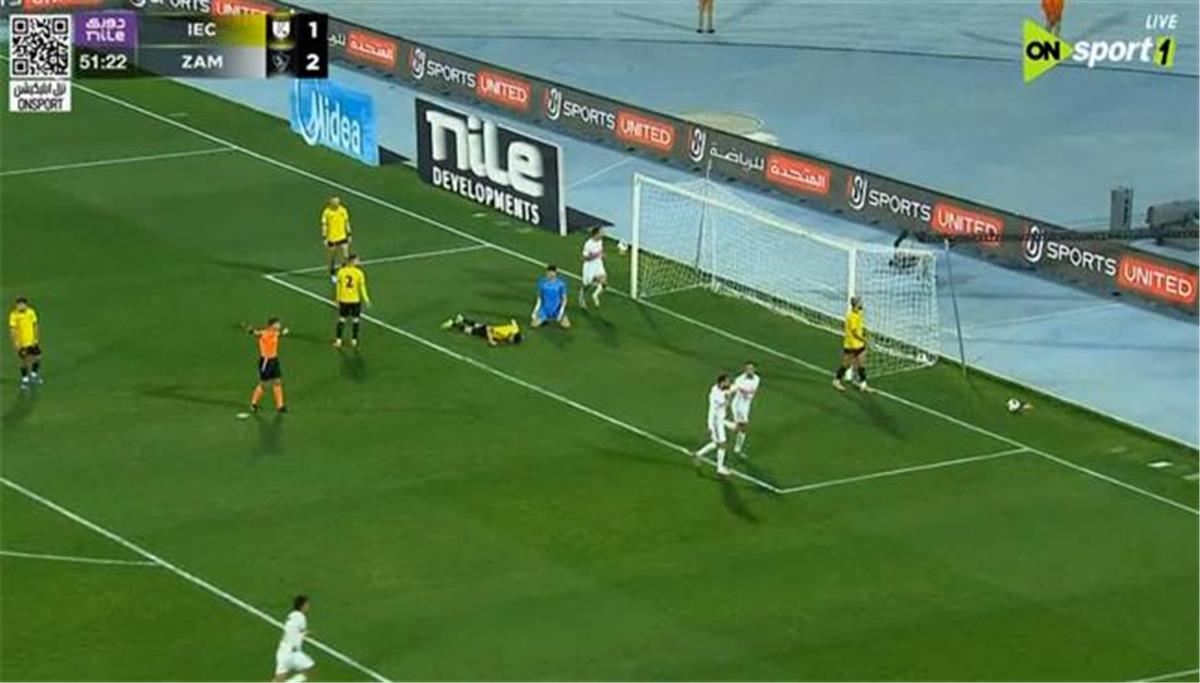 فيديو | أحمد شريف يسجل هدف الزمالك الثالث أمام كهرباء الإسماعيلية