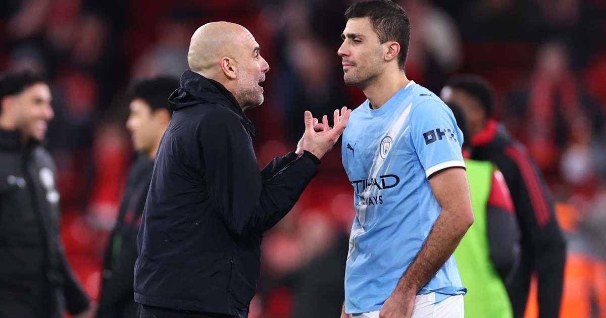 رسالة غامضة من والد رودري بشأن مستقبله مع مانشستر سيتي