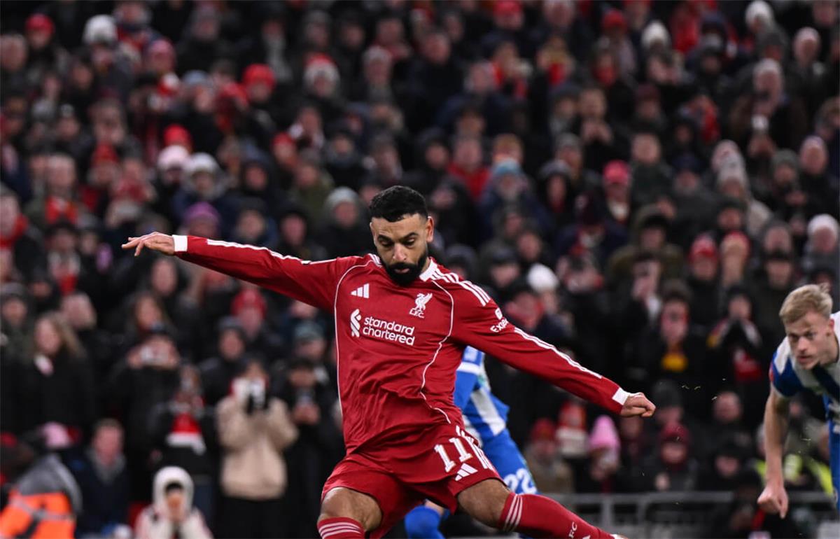 فيديو | محمد صلاح يسجل هدف ليفربول الثالث أمام برايتون