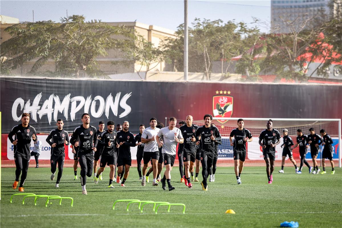 مران الأهلي | زيزو وتريزيجيه يواصلان التأهيل.. وجلسة لـ توروب مع اللاعبين استعدادا لمواجهة الجونة