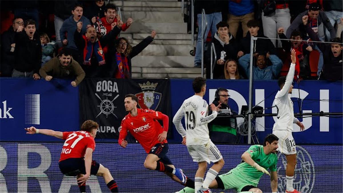 فيديو | ريال مدريد يتلقى خسارة قاتلة أمام أوساسونا في الدوري الإسباني