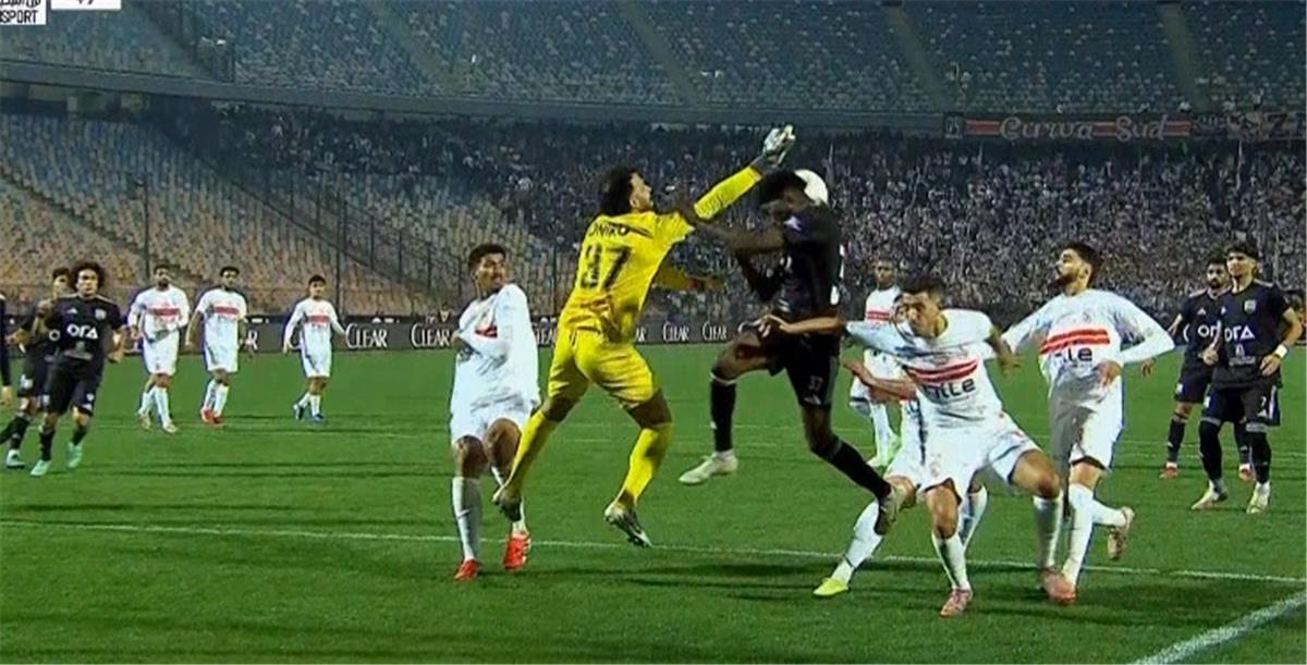 رجل مباراة الزمالك وزد في الدوري المصري