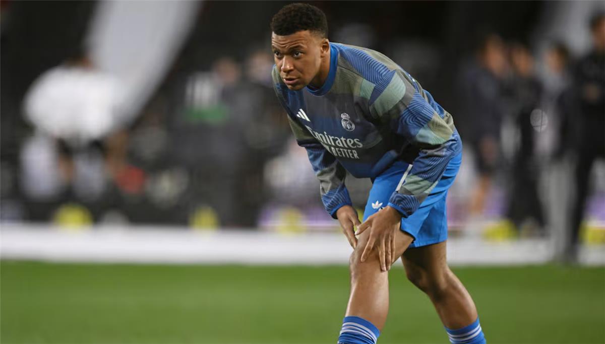 المباريات التي سيغيبها مبابي عن ريال مدريد للإصابة