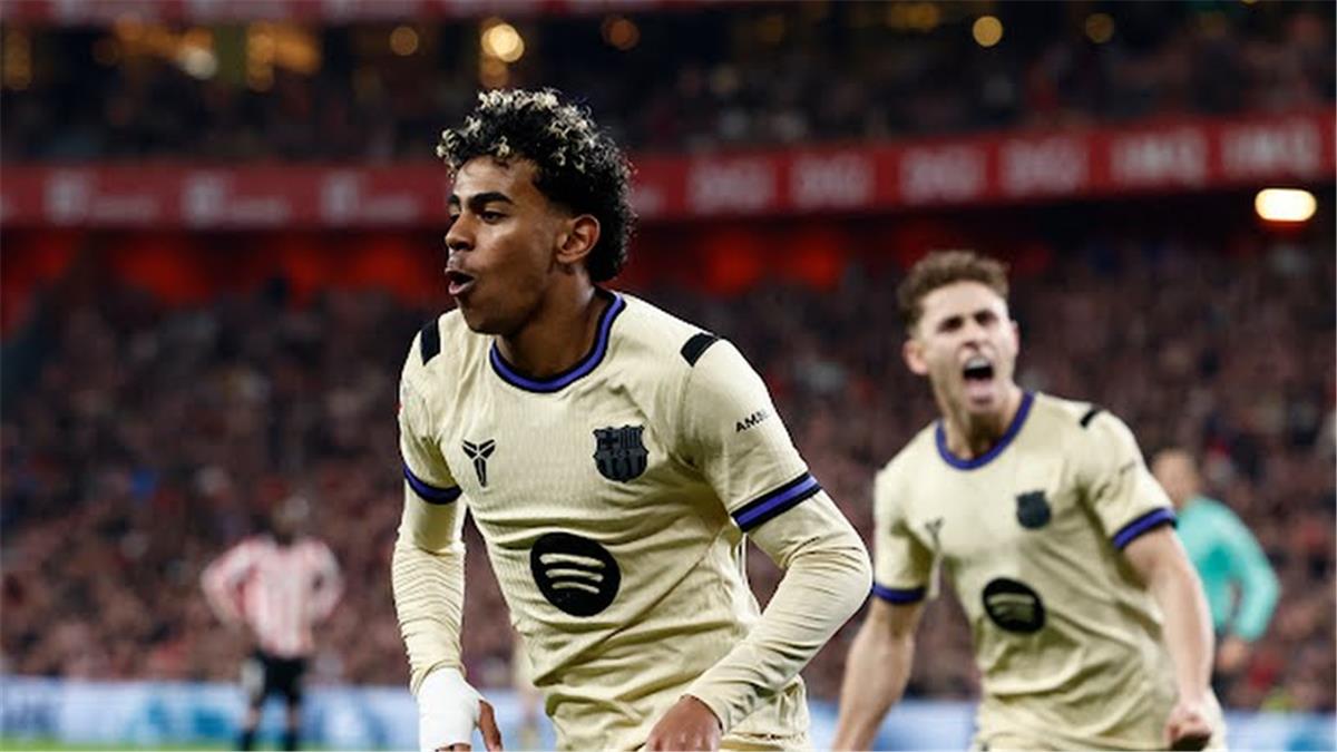 فيديو | لامين يامال يسجل هدف برشلونة الأول أمام أتلتيك بلباو