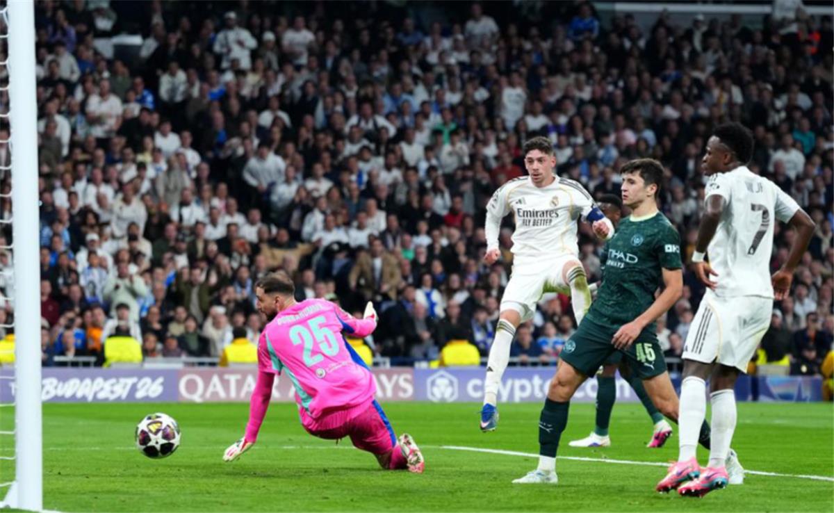 فيديو | الهاتريك.. فالفيردي يسجل هدف ريال مدريد الثالث أمام مانشستر سيتي