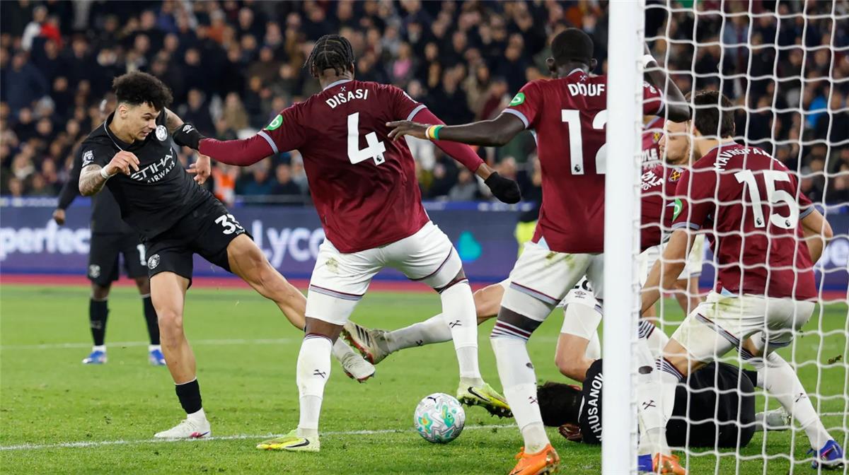 موعد مباراة مانشستر سيتي القادمة بعد التعادل مع وست هام في الدوري الإنجليزي