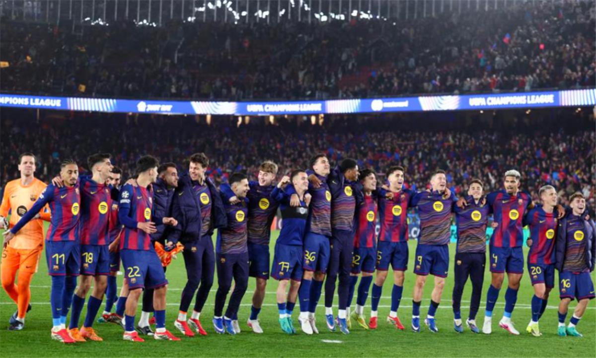 رجل مباراة برشلونة ونيوكاسل في دوري أبطال أوروبا