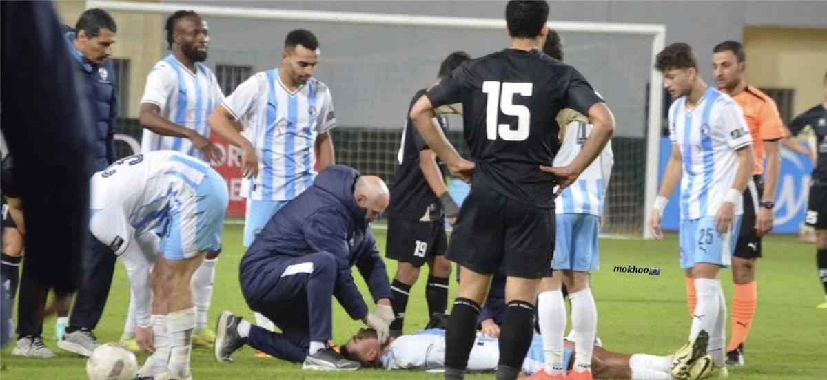 بعد بلع لسانه.. بيراميدز يكشف تطورات إصابة محمد حمدي 